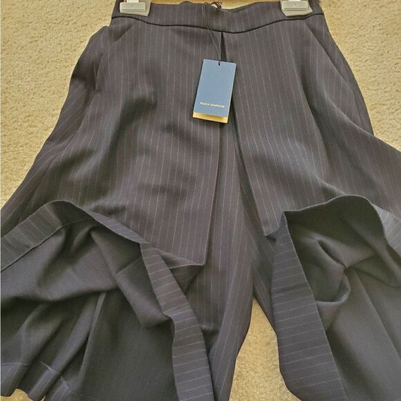 PIAZZA SIEMPONE Pleated Wool-Blend Culotte - Picture 6 of 11